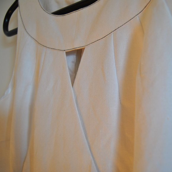 🇨🇦 NWOT Lynn Cantin White Linen Dress - Size 8 - Picture 4 of 8